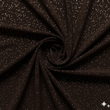 Georgette Sprinkle Hijab – Dark Brown