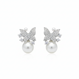 Alkyara Celestia Butterfly Crystal Earrings