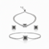 Alkyara Radiant Square Bracelet Set