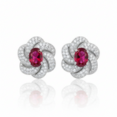 Alkyara Emerald Bloom Earrings