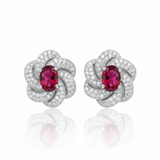 Alkyara Emerald Bloom Earrings