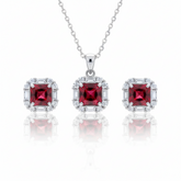 Alkyara Modern Noir Pendant Set