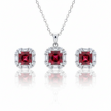 Alkyara Modern Noir Pendant Set