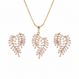 Alkyara Petal Bloom Pendant Set