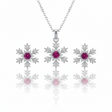 Alkyara Winter Bloom Pendant Set