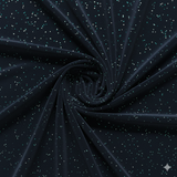 Georgette Sprinkle Hijab – Navy Blue