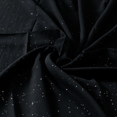 Georgette Sprinkle Hijab – Black