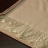 Pashmina Silk Hijab – Dark Cream