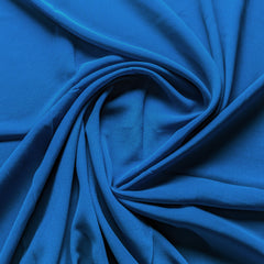 Georgette Hijab – Peacock Blue