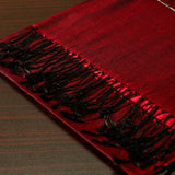 Pashmina Silk Hijab – Red