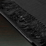 Pashmina Silk Hijab – Black