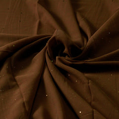 Georgette Sprinkle Hijab – chocolate brown