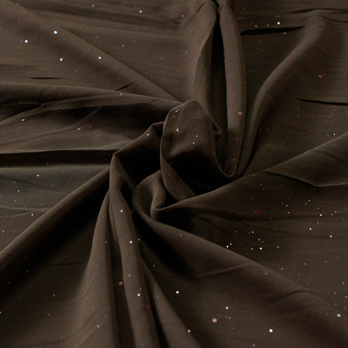 Georgette Sprinkle Hijab – Mocha