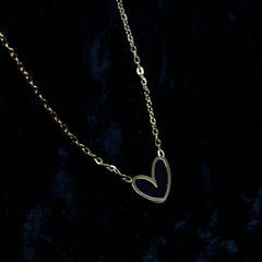 Alkyara Noir Heart Pendant