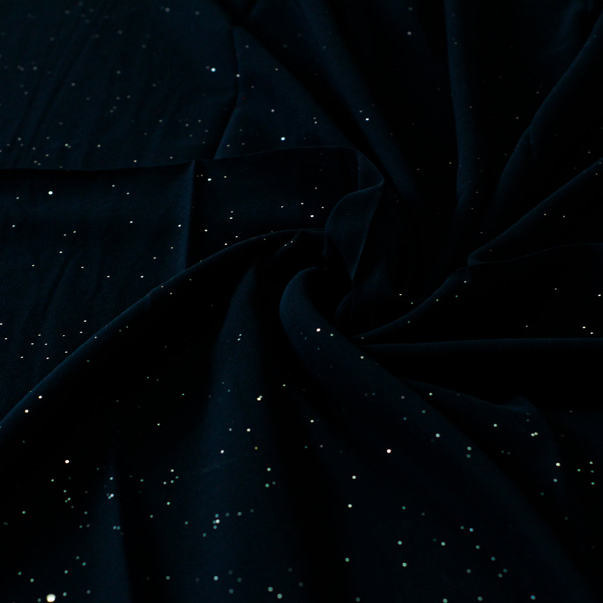 Georgette Sprinkle Hijab – Navy Blue