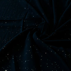 Georgette Sprinkle Hijab – Navy Blue