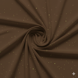 Georgette Sprinkle Hijab – chocolate brown