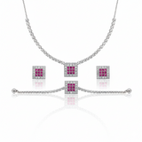 Alkyara Radiant Square Bracelet Set