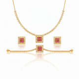 Alkyara Radiant Square Bracelet Set