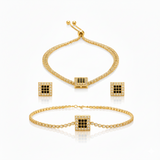 Alkyara Radiant Square Bracelet Set