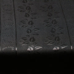 Floral Wash & Wear Hijab - Black