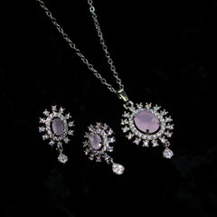 Alkyara Ocean Tear Drop Pendant Set
