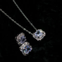 Alkyara Modern Noir Pendant Set