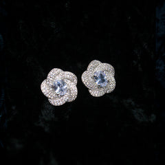 Alkyara Emerald Bloom Earrings